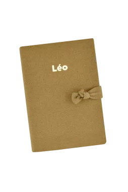 protector de libreta de salud de lino personalizado - idea de regalo de nacimiento personalizado