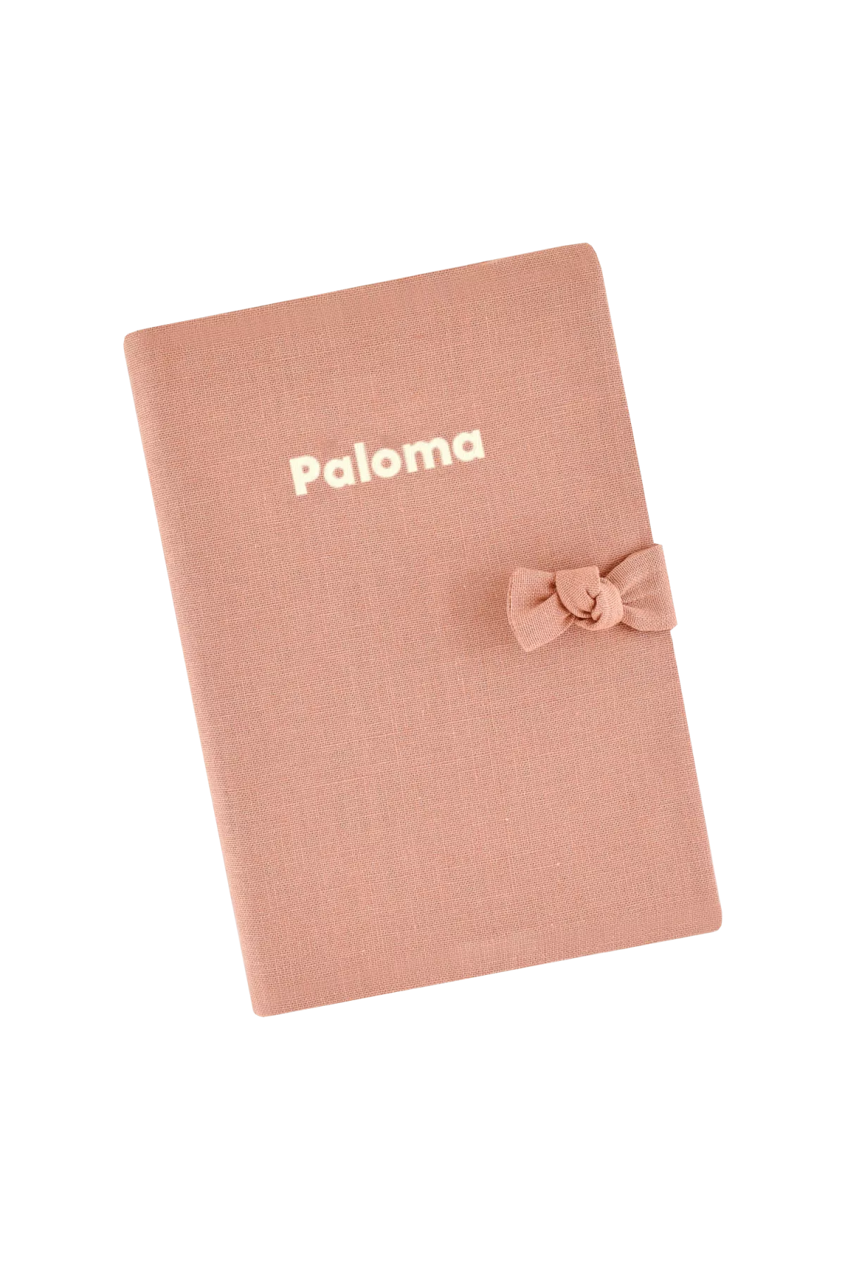 protège carnet de santé en lin personnalisé - idée cadeau de naissance personnalisée