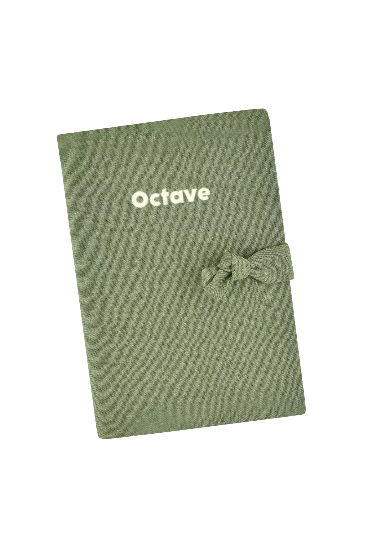 personalized linen health booklet cover - personalized birth gift idea