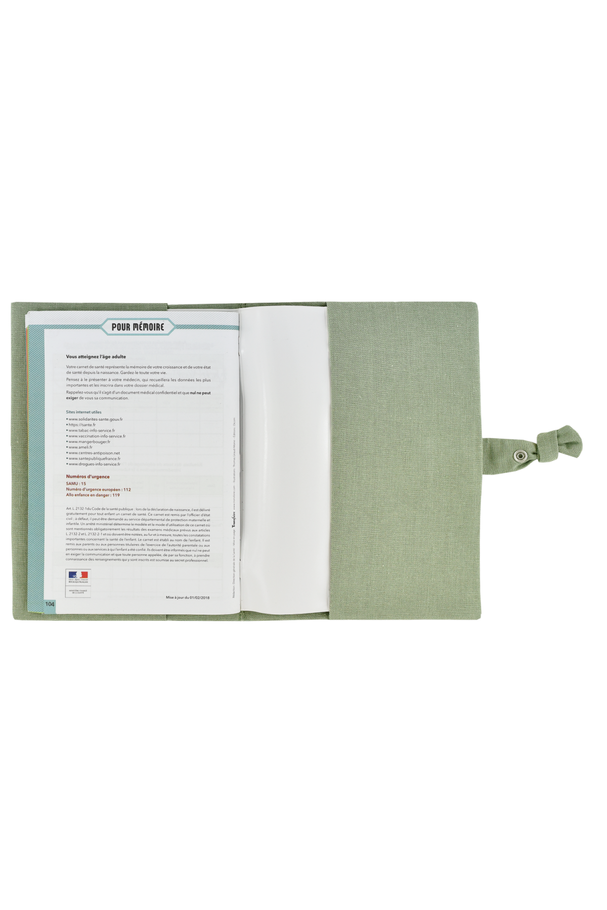 protector de libreta de salud de lino personalizado - idea de regalo de nacimiento personalizado