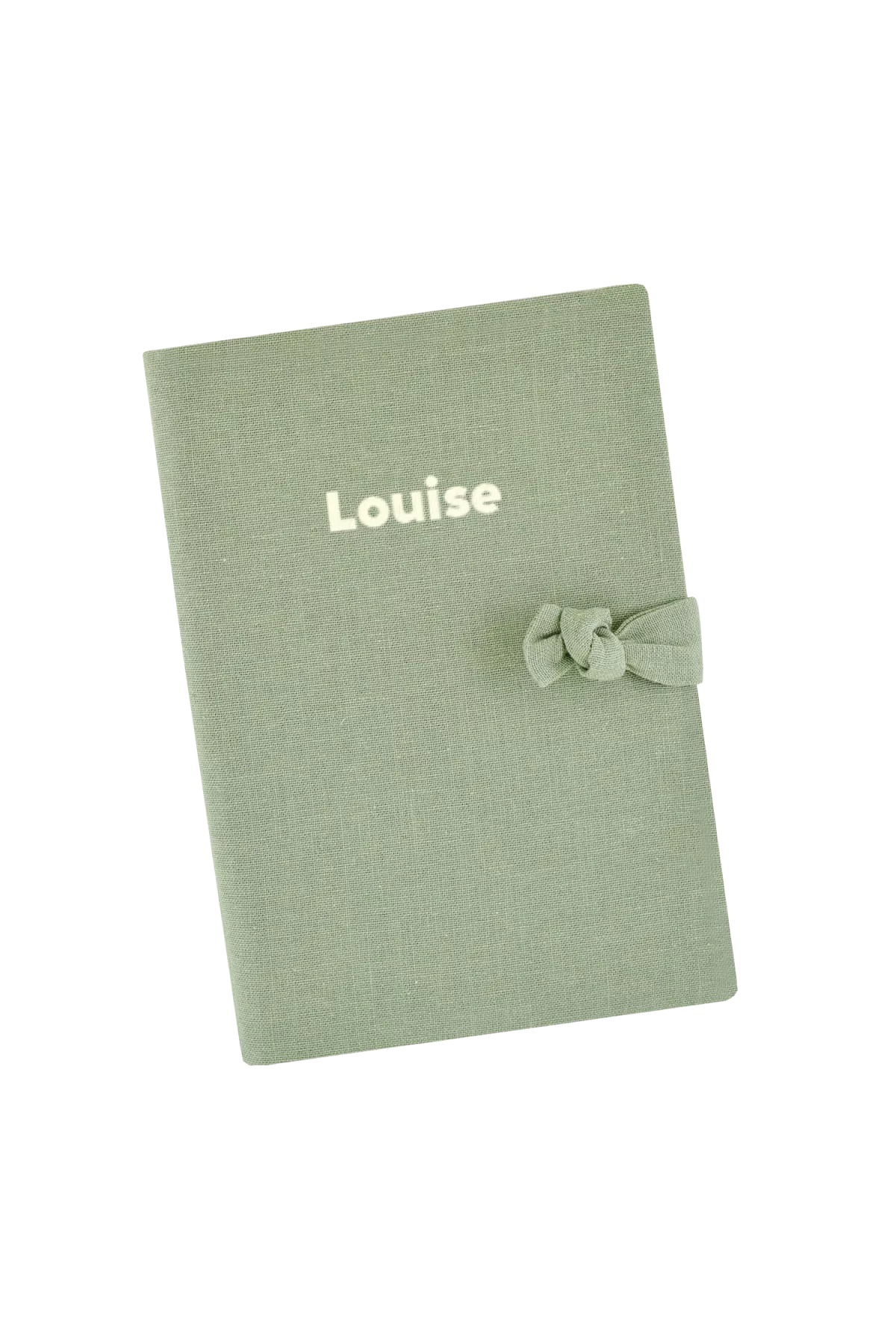 protège carnet de santé en lin personnalisé - idée cadeau de naissance personnalisée