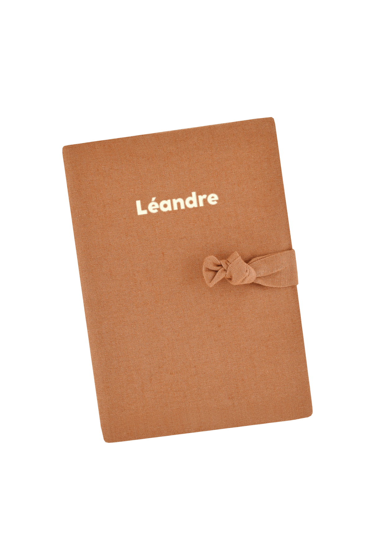 protège carnet de santé en lin personnalisé - idée cadeau de naissance personnalisée
