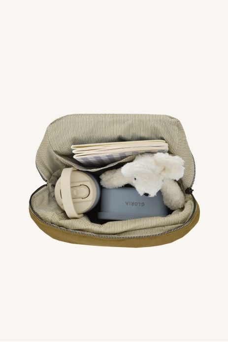 personalizable children's cotton backpack perfect for nursery school