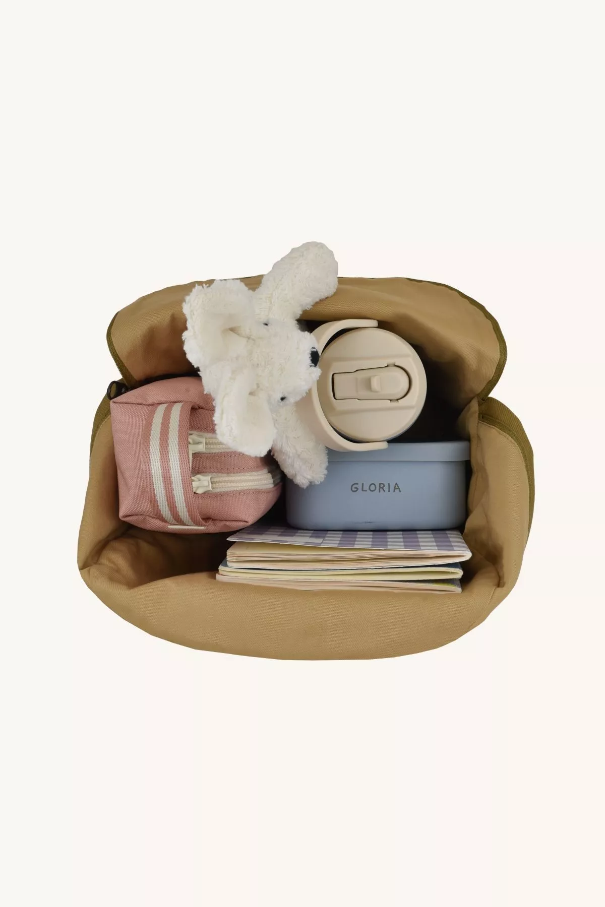 mochila escolar personalizada en algodón atemporal para niños