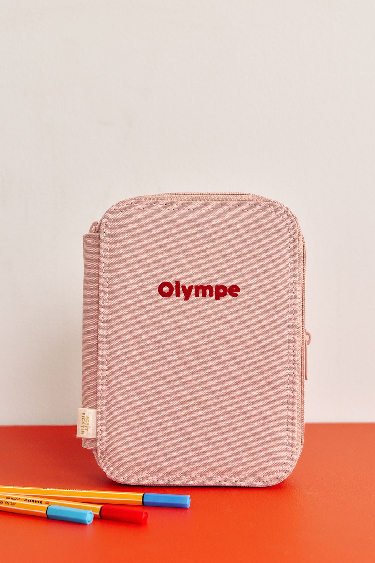 trousse à crayons pliante personnalisable pour enfant