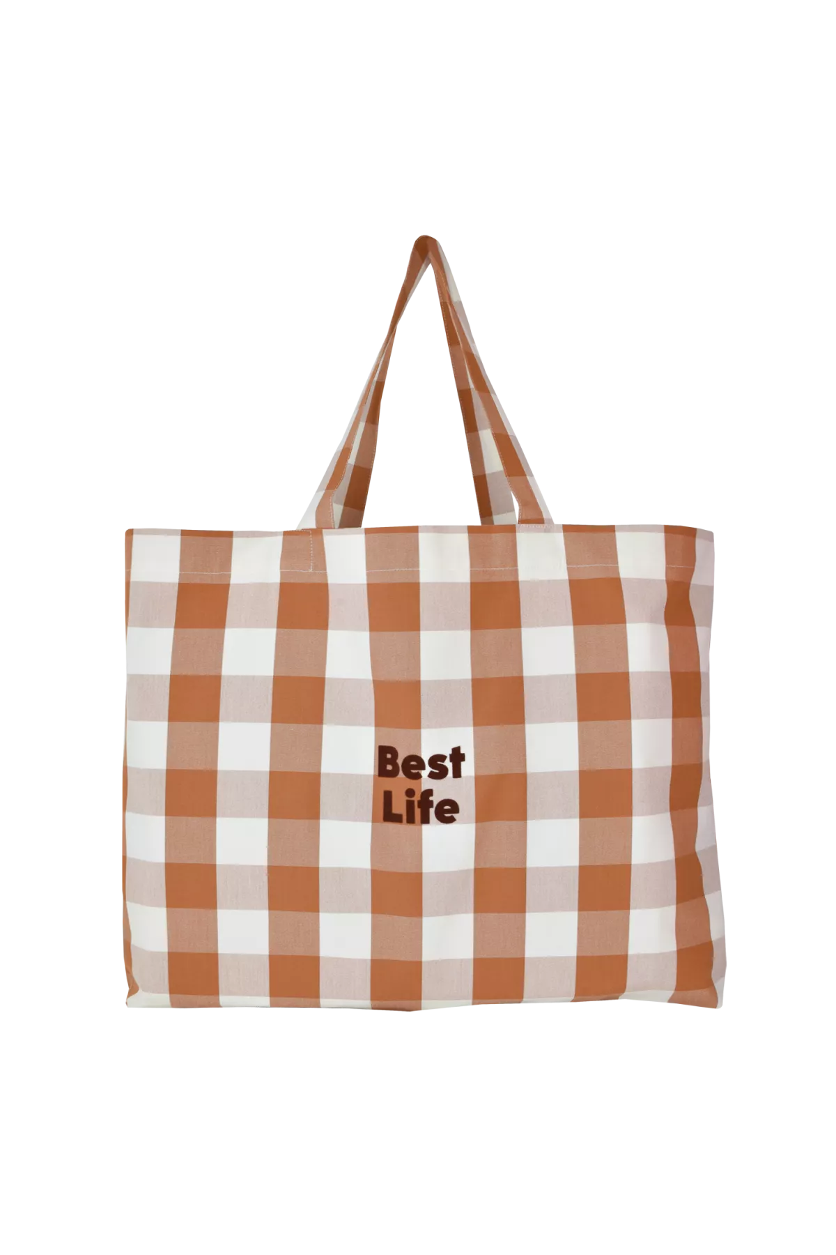 grand sac cabas personnalisable à carreaux