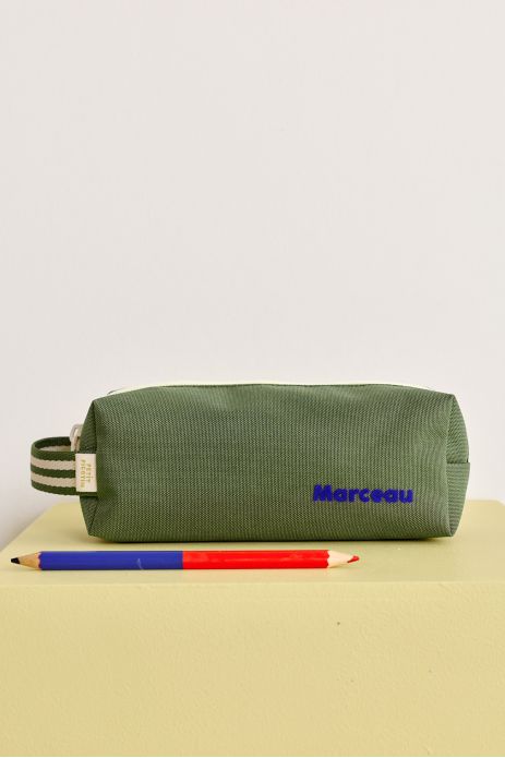 estuche de lápices infantil personalizable con doble compartimento con cremallera