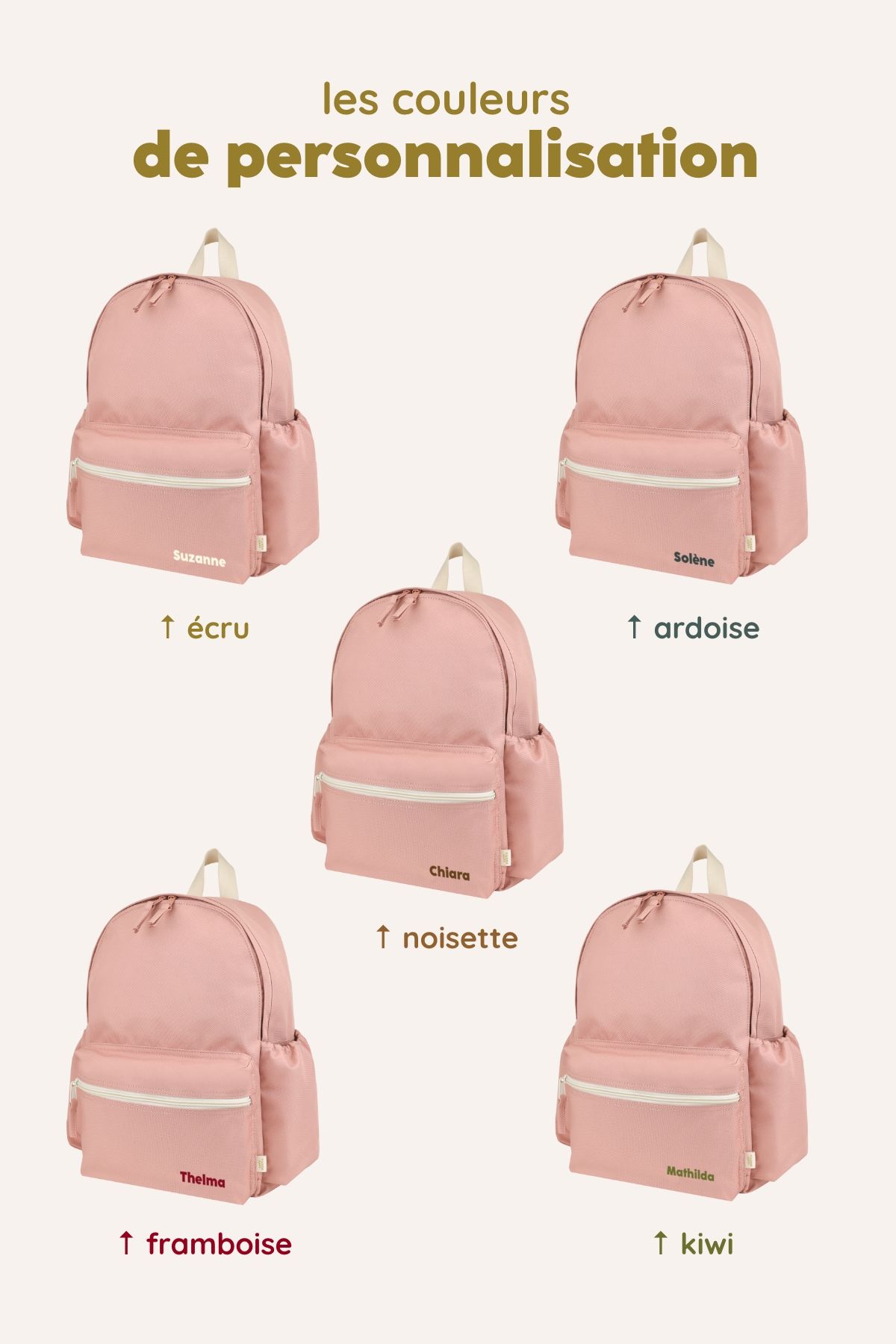 sac à dos primaire enfant personnalisation parfait du cp au cm2