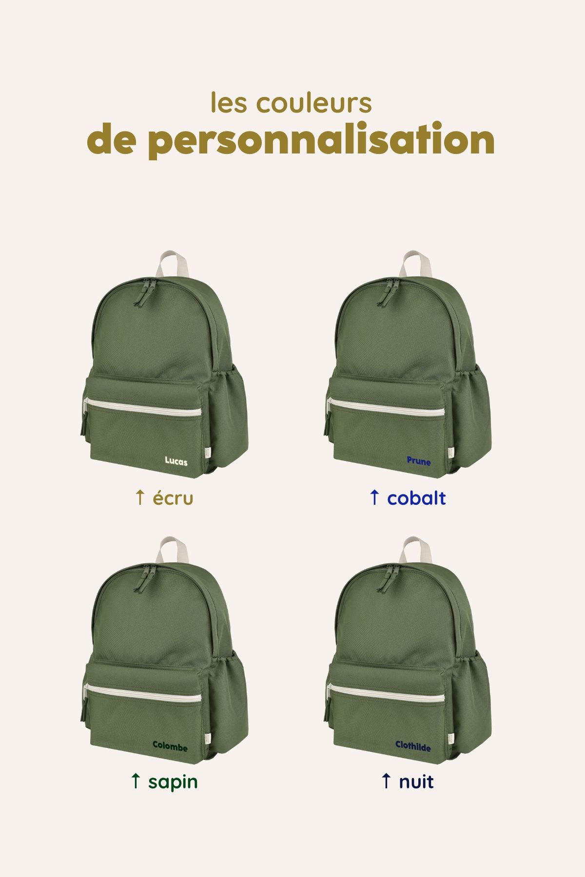 sac à dos primaire enfant personnalisation parfait du cp au cm2