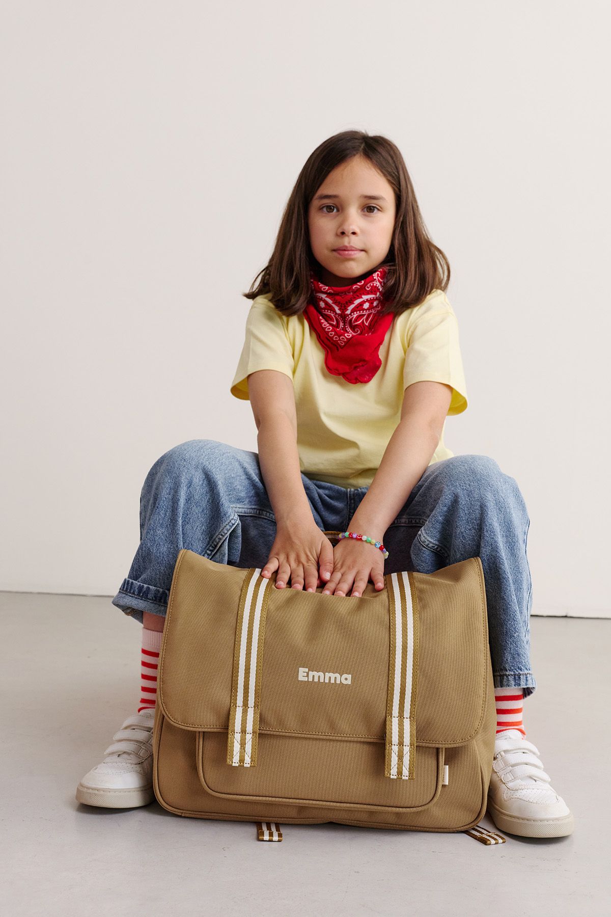 personalizable primary school satchel for children