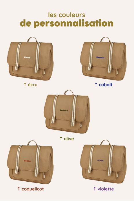 cartera escolar de primaria personalizable para niños