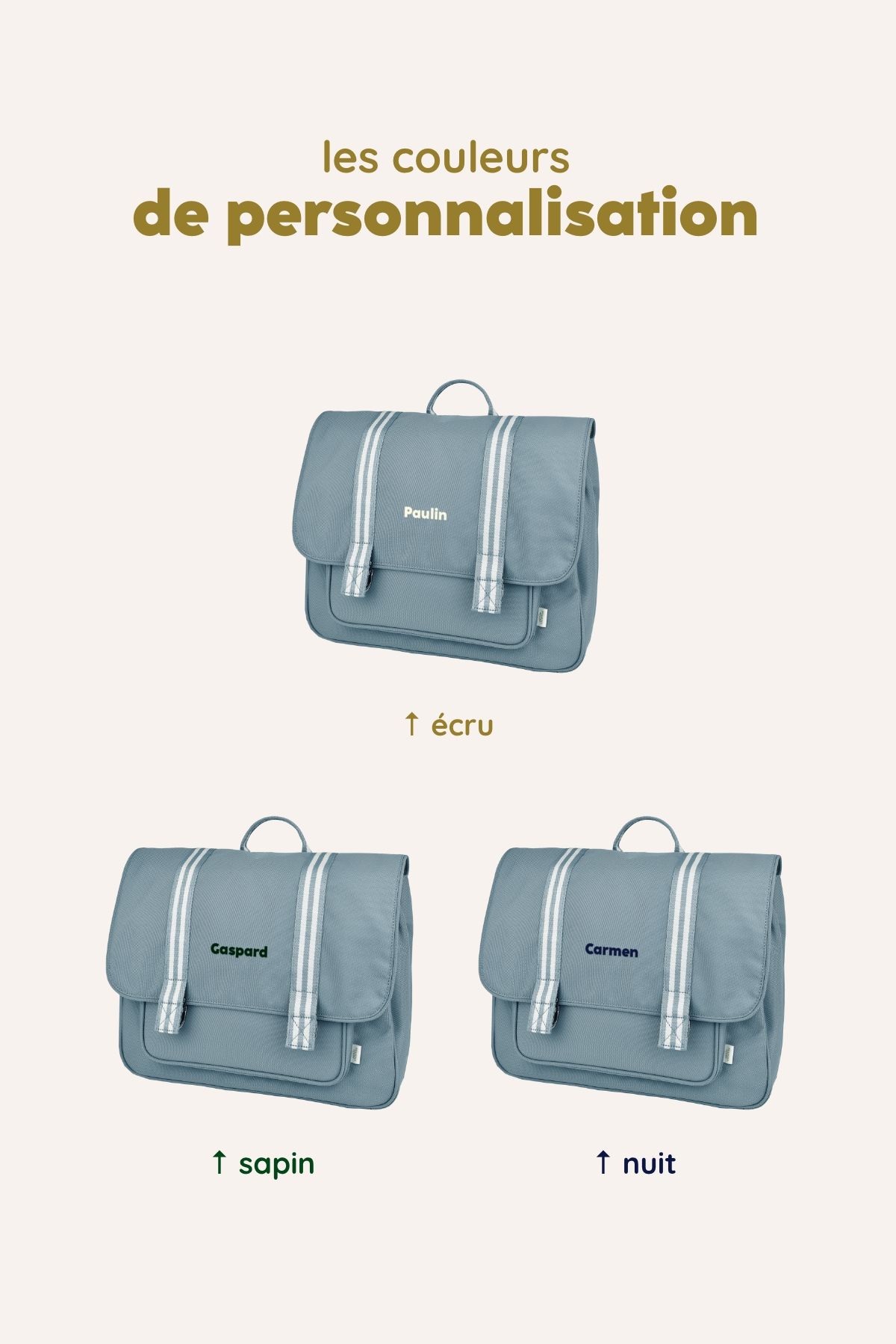 cartera escolar de primaria personalizable para niños