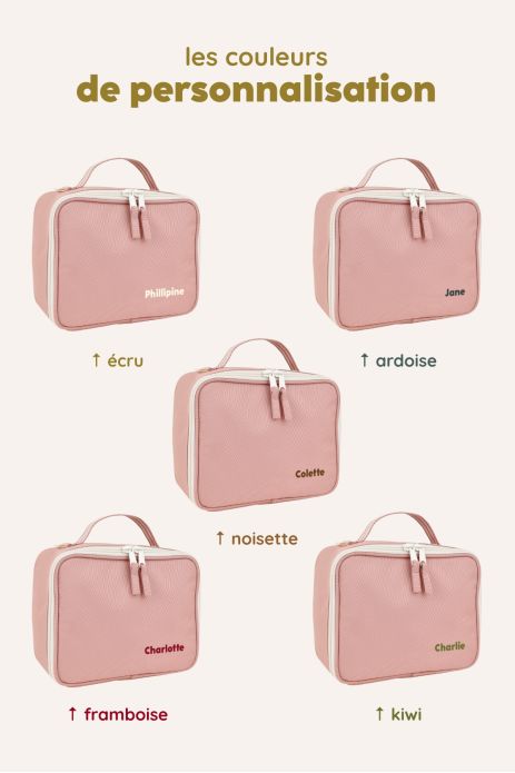 bolsa de comida personalizable en poliéster para comidas meriendas niño adulto