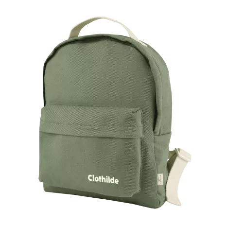 Personalized timeless cotton school backpack for children