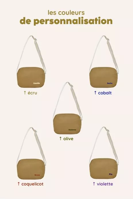 sac à main bandoulière enfant personnalisable pour petite fille