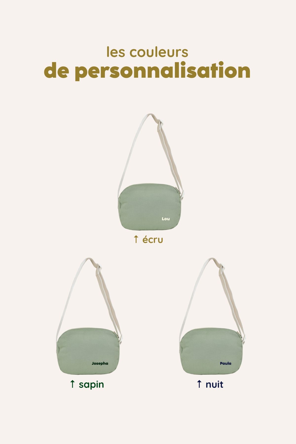 bolso de bandolera personalizable para niña
