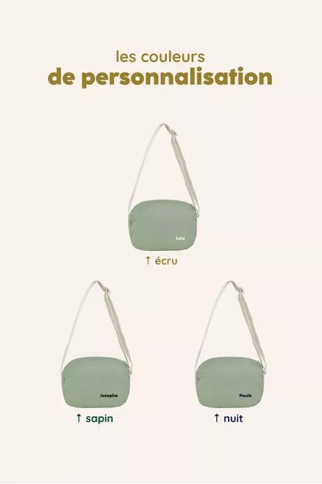 personalizable crossbody handbag for little girls