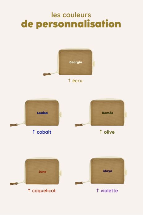 personalizable children's coin purse