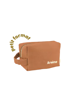pequeño neceser de lino personalizable para niño adulto