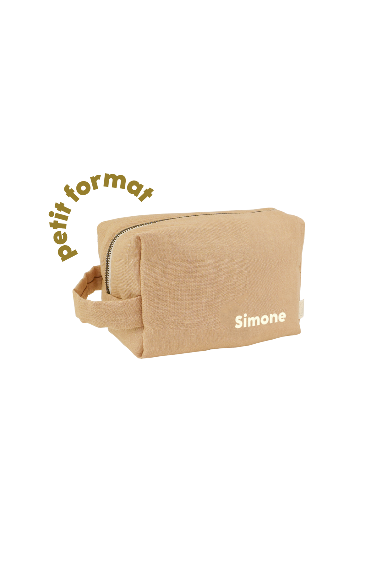 pequeño neceser de lino personalizable para niño adulto