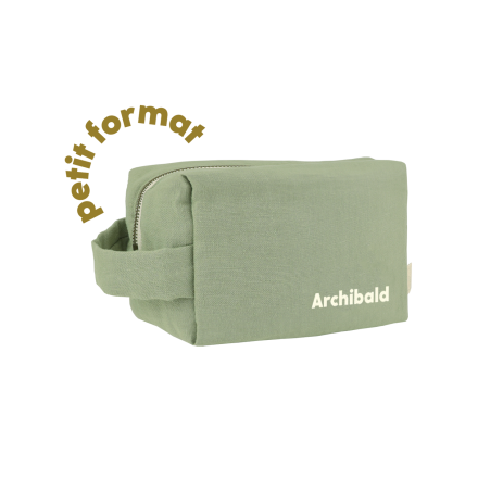 pequeño neceser de lino personalizable para niño adulto