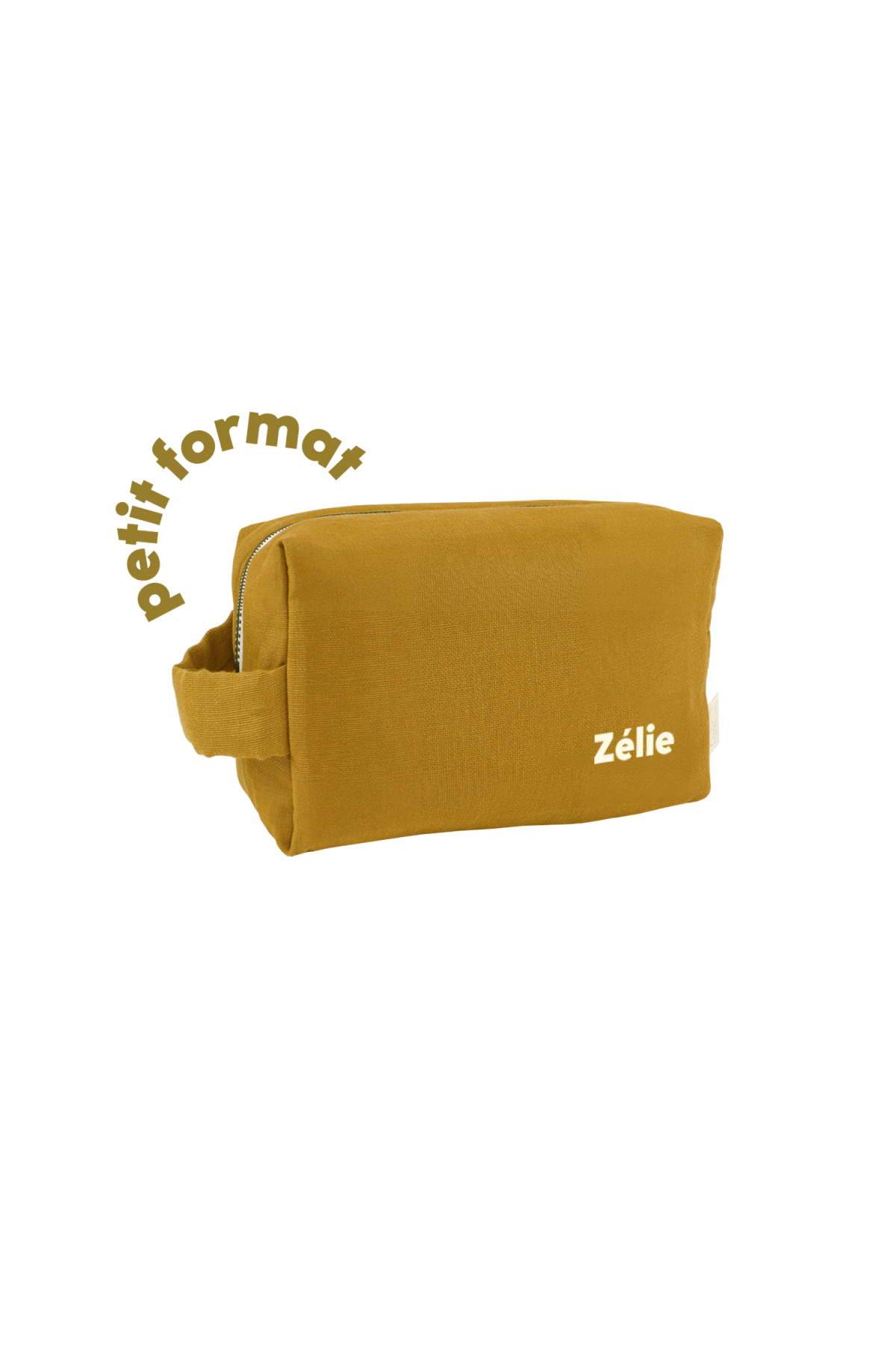 pequeño neceser de lino personalizable para niño adulto