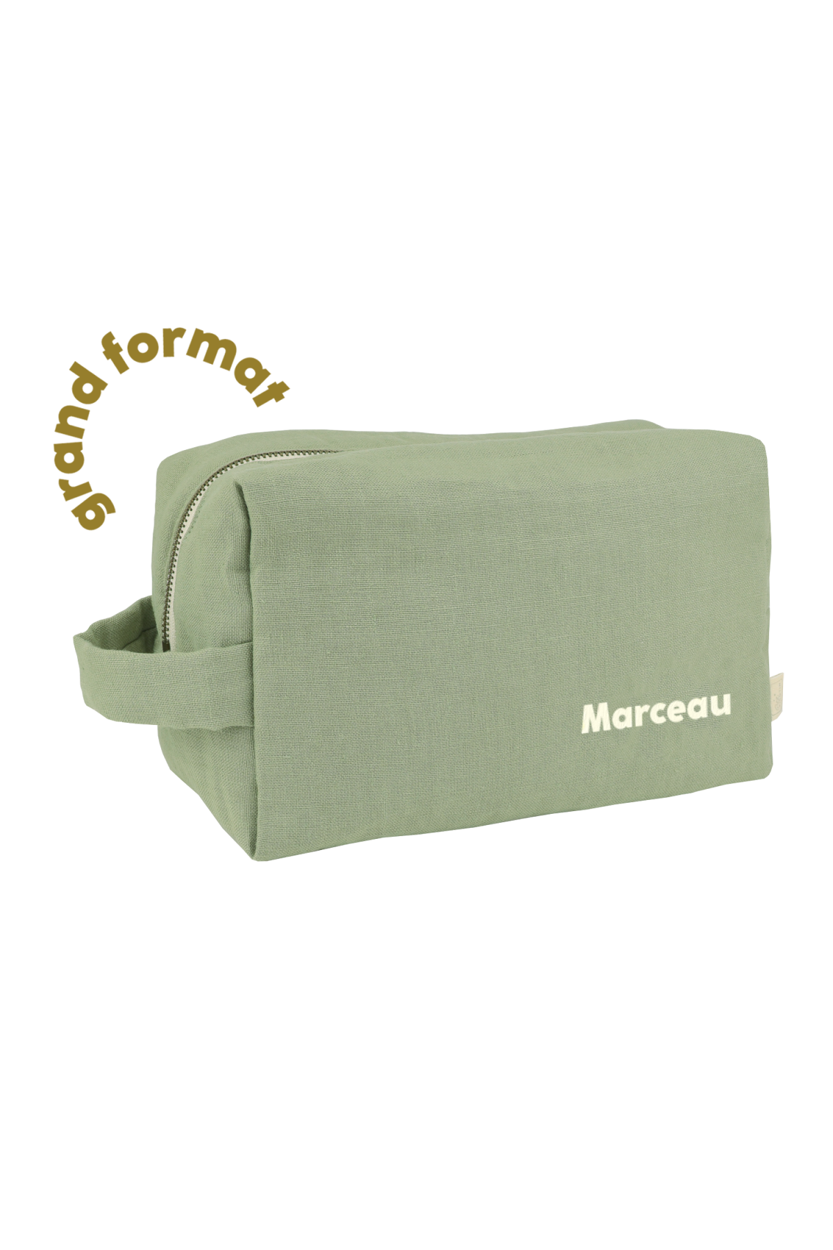 gran neceser con bolsillos interiores de lino personalizable niño adulto