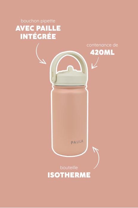 bonita cantimplora infantil personalizable