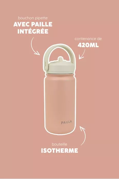 jolie gourde enfant personnalisable