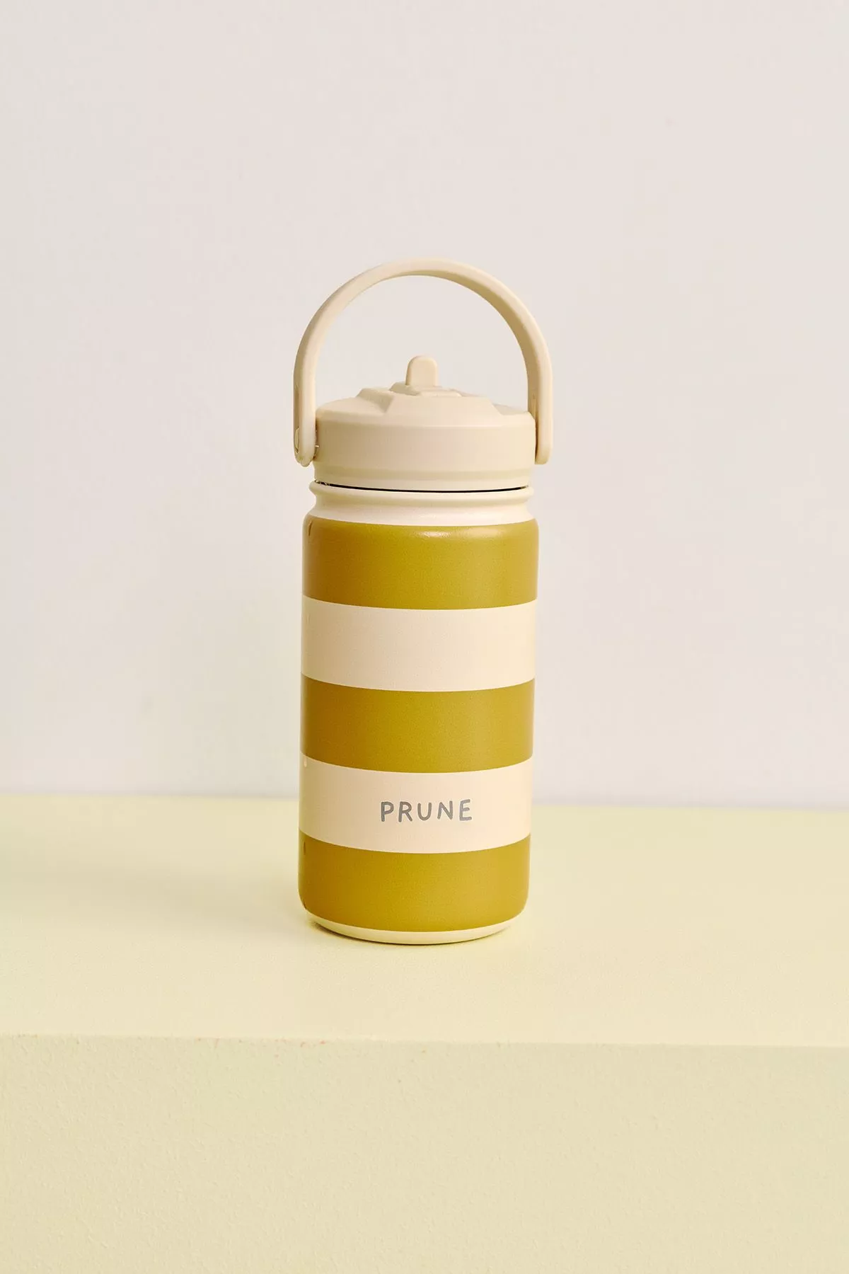 cute personalisable striped children's water bottle
