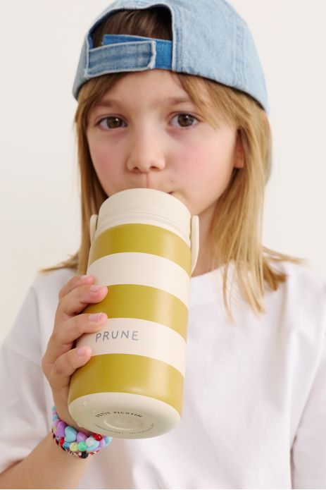 bonita cantimplora de rayas infantil personalizable