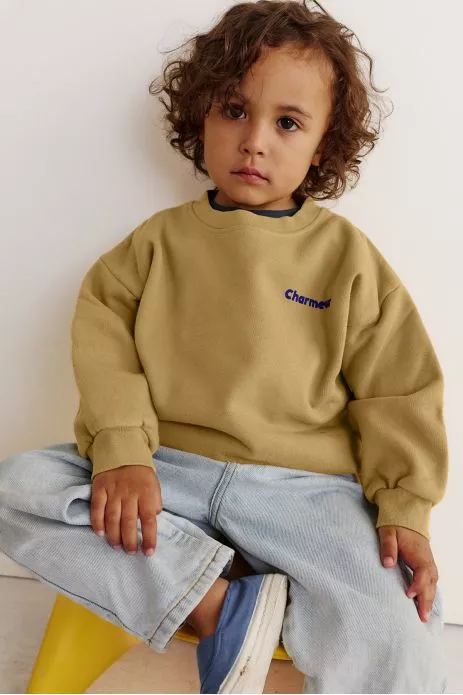 lovely unisex plain cotton children's sweatshirt, personalizable