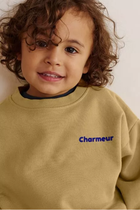 lovely unisex plain cotton children's sweatshirt, personalizable