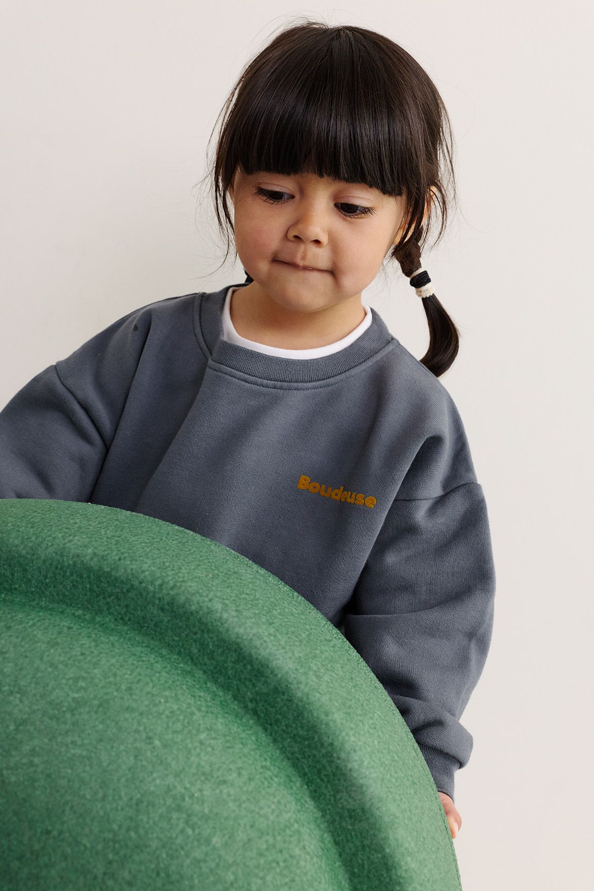 cute unisex plain cotton child sweatshirt, personalizable