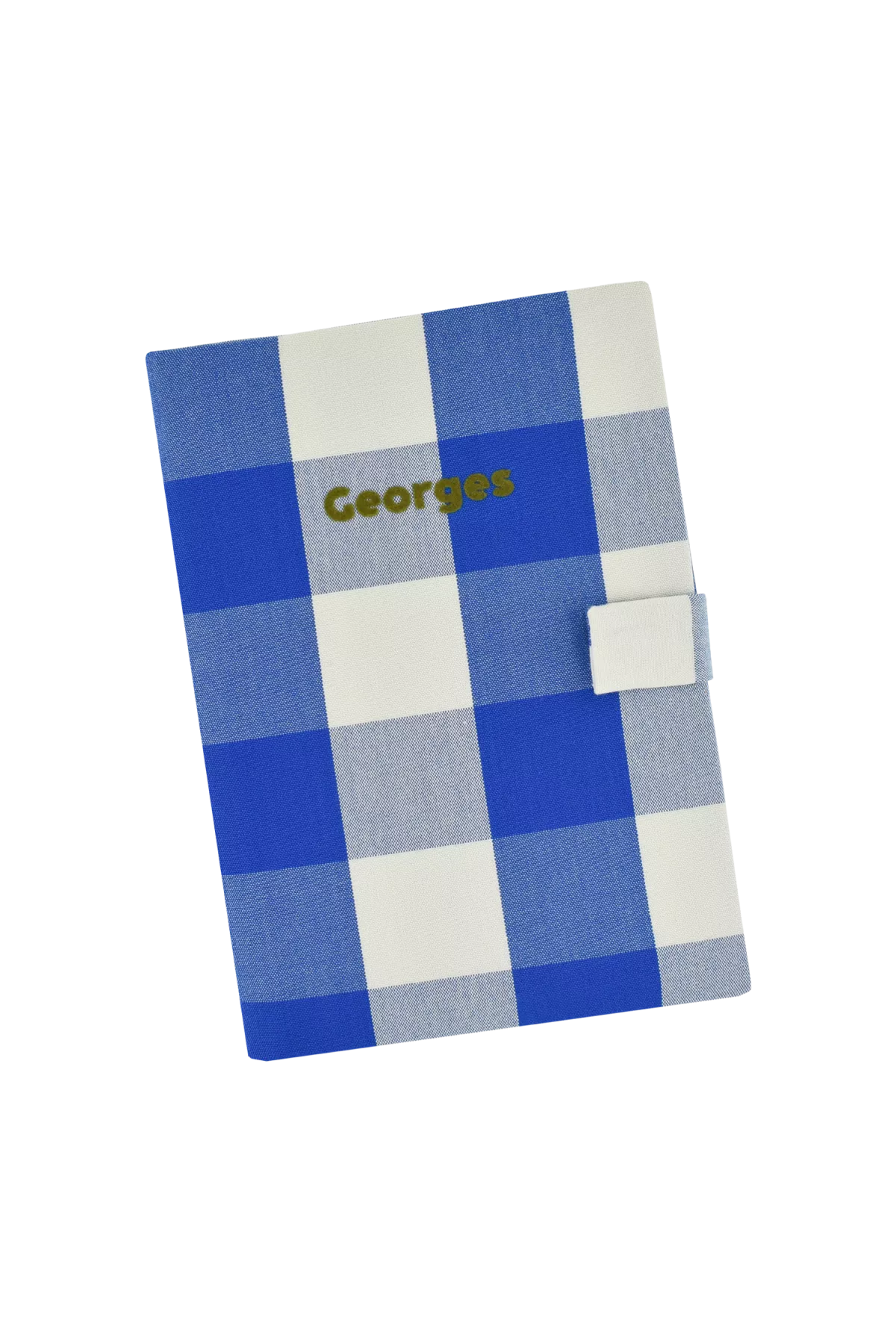 protège carnet de santé à carreaux pour bébé personnalisable
