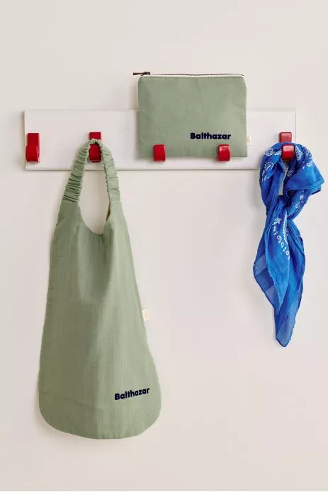 petite pochette unie avec zip à personnaliser