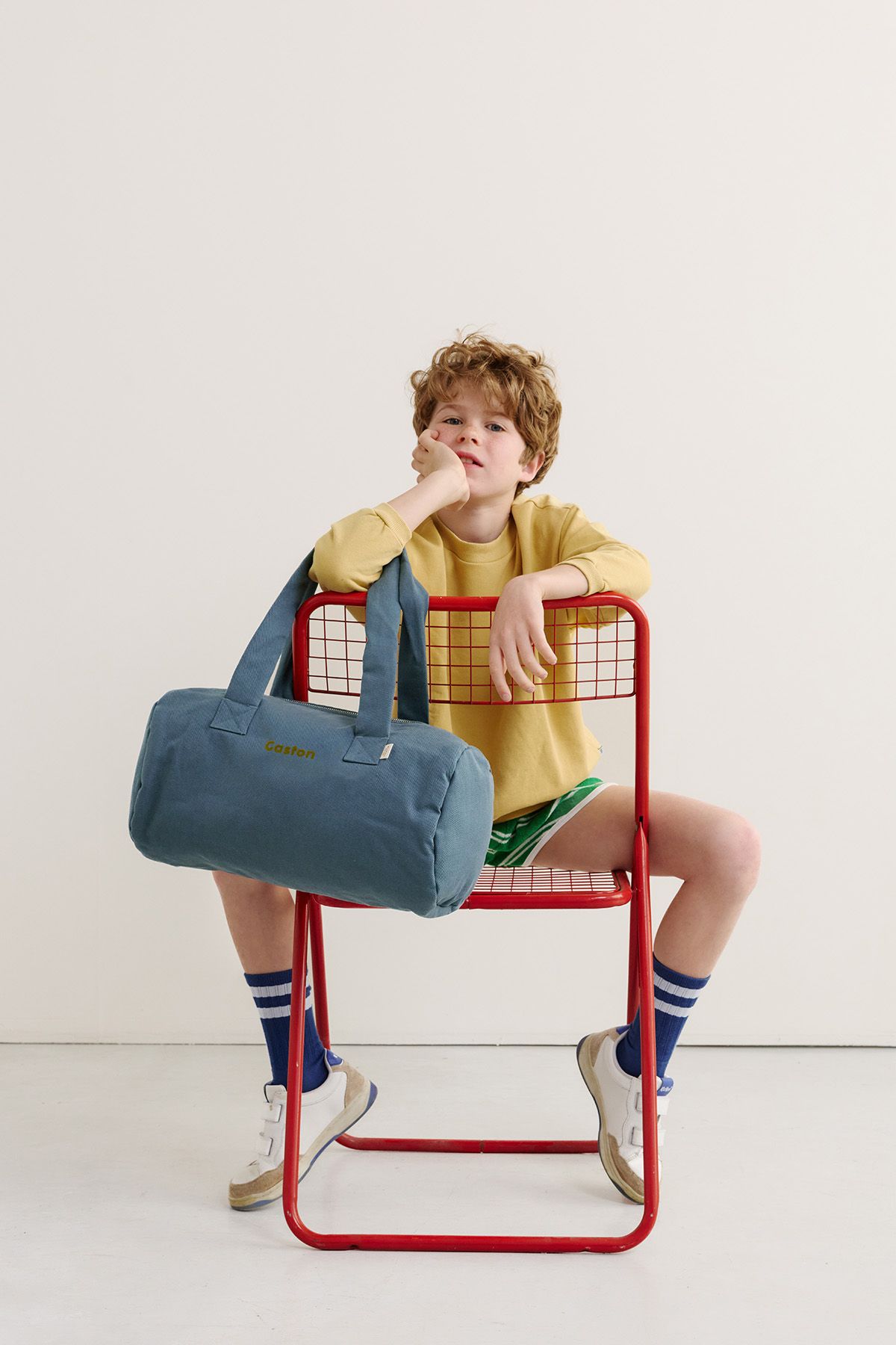 sac de sport enfant personnalisable en coton épais et avec zip
