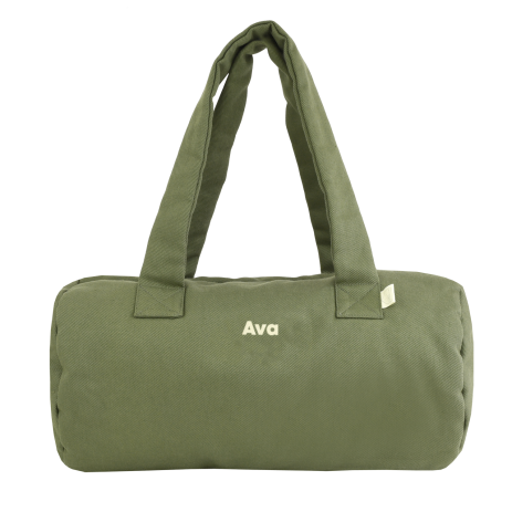 personalizable children's sports bag in thick cotton with zip