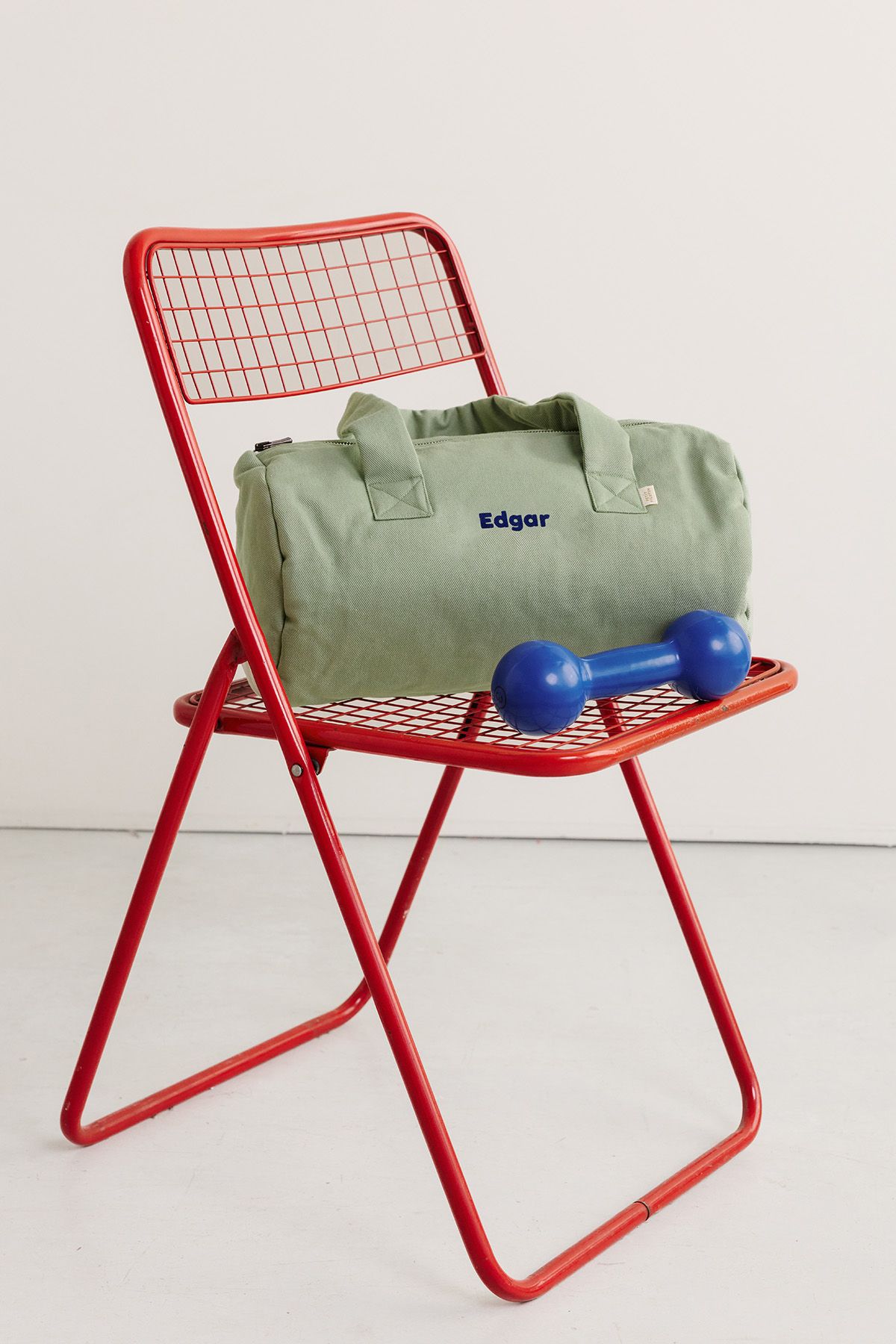 bolsa de deporte infantil personalizable en algodón grueso y con cremallera