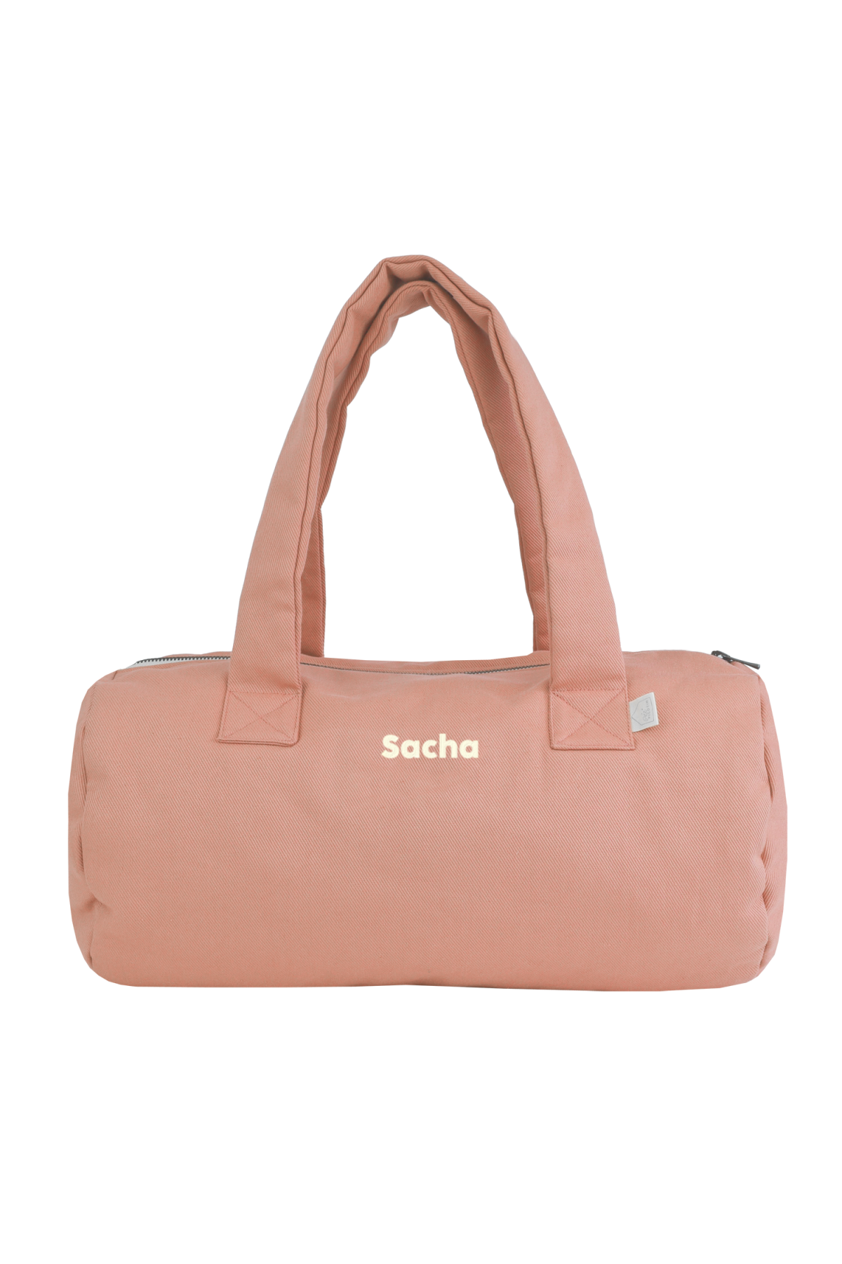 personalizable children's sports bag in thick cotton with zip