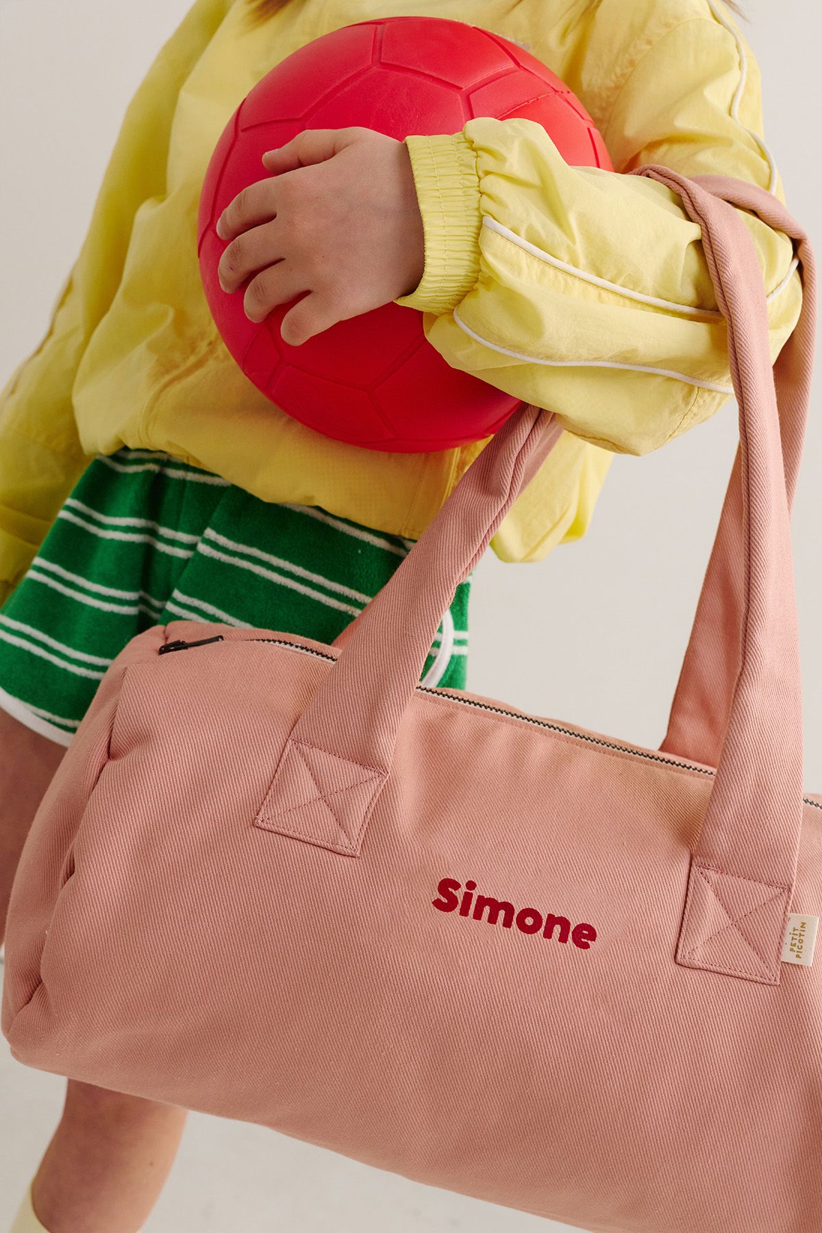 sac de sport enfant personnalisable en coton épais et avec zip