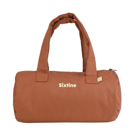 personalizable children's sports bag in thick cotton with zip