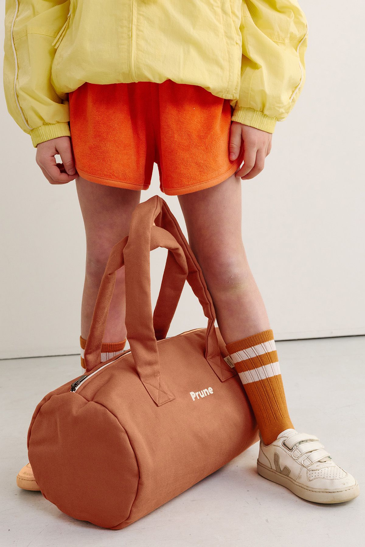 bolsa de deporte infantil personalizable en algodón grueso y con cremallera