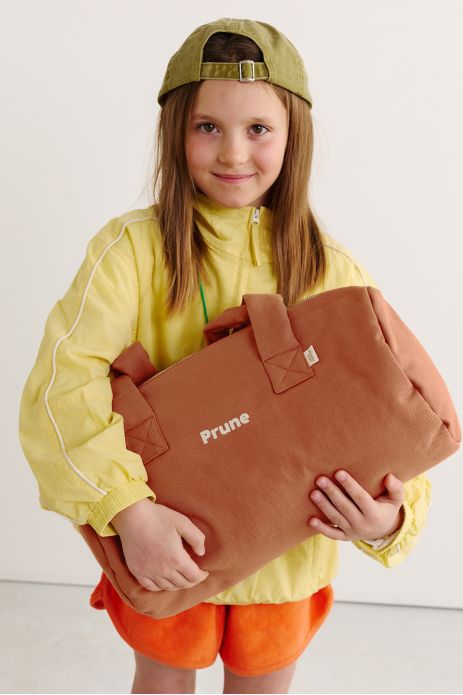 personalizable children's sports bag in thick cotton with zip