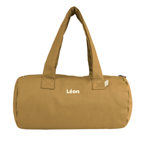 personalizable children's sports bag in thick cotton with zip