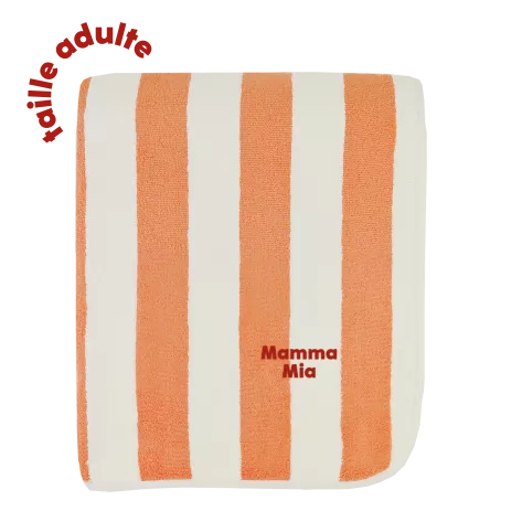 grande serviette de bain adulte rayée pour plage piscine bain
