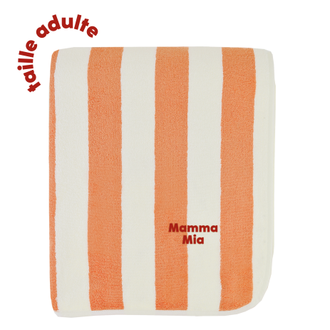 large striped adult bath towel for beach pool bath