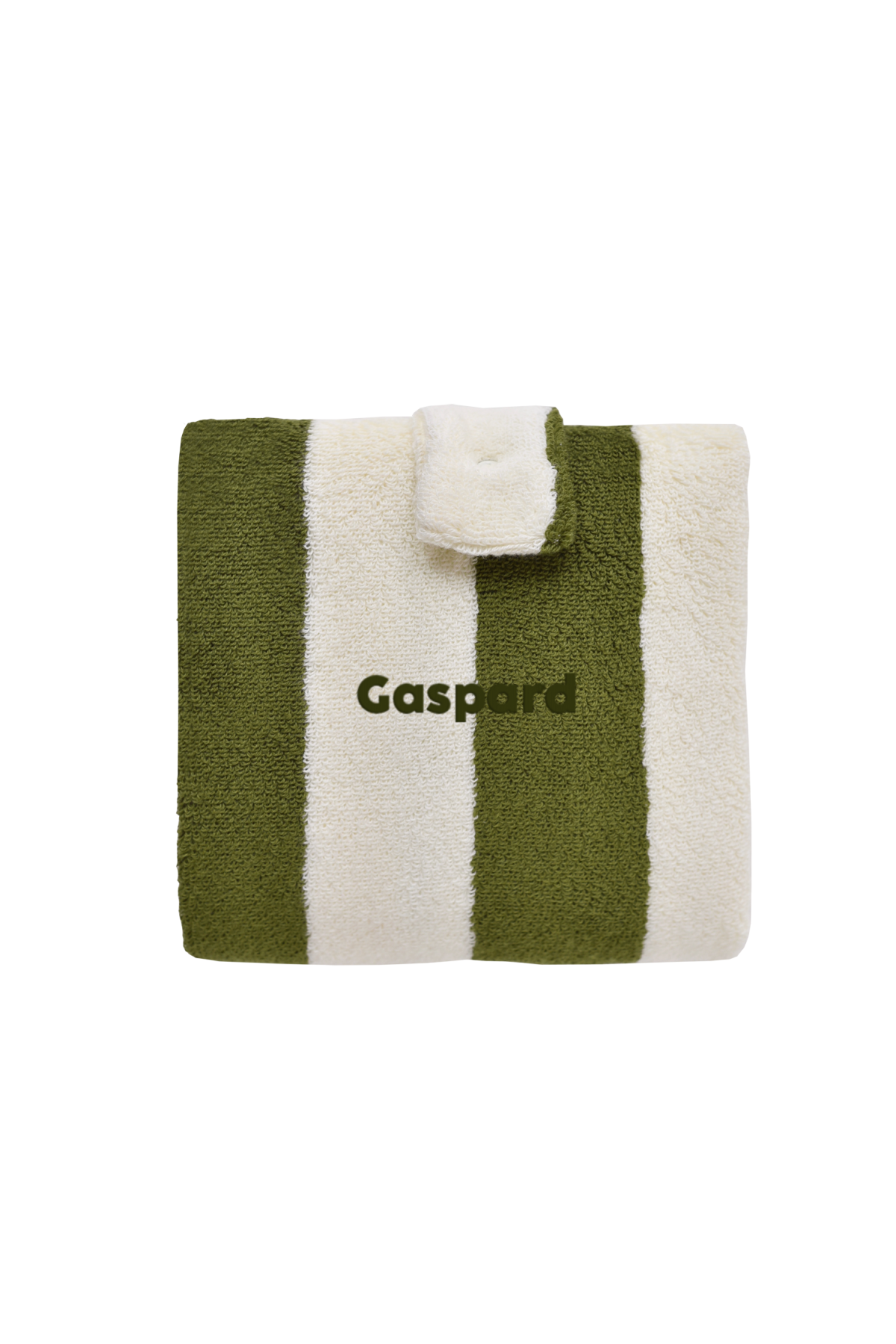 tapis à langer de voyage en éponge à rayures personnalisable
