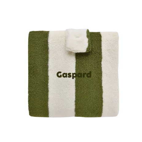personalized striped terry cloth travel changing mat