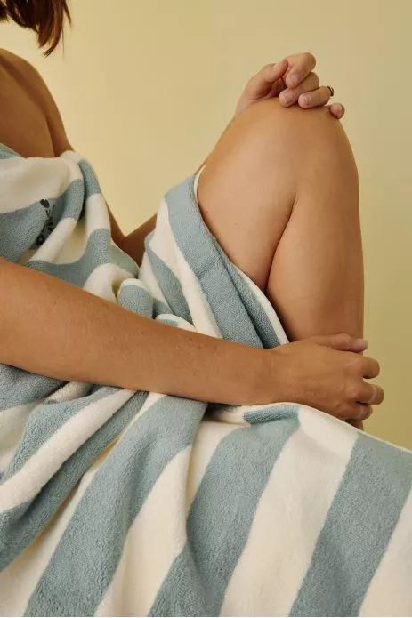 grande serviette de bain adulte rayée pour plage piscine bain
